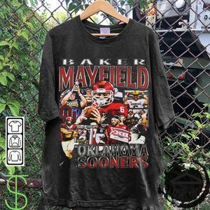 Baker Mayfield 90S Graphic Style T-shirt